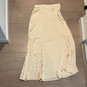 H&M Soft Beige Maxi Skirt